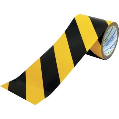 ダイヤテックス パイオラン 再帰反射テープ 100mm×10m イエロー/ブラック RF-30-YB-100 1巻 381-7435（直送品）