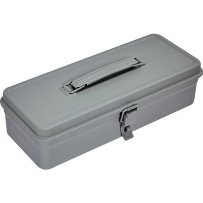 トラスコ中山 TRUSCO トランク型工具箱 333X137X96.8 ライトグレー T-320LG 1個 401-7325（直送品）