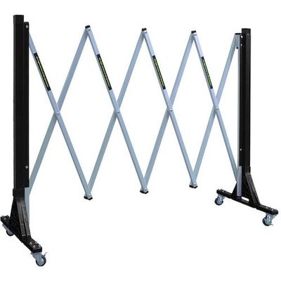 安全興業 ANZEN 現場用簡易アルミゲート RFゲート キャスター付き H900 2M RFG2-C 1個 436-7342（直送品）