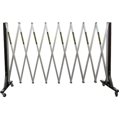 安全興業 ANZEN 現場用簡易アルミゲート RFゲート キャスター付き H900 4M RFG4-C 1個 436-7369（直送品）