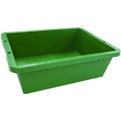 安全興業 プラ舟 プラ箱40 緑 PURA-40G 1個 436-7129（直送品）