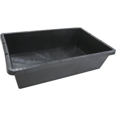 安全興業 プラ舟 プラ箱60 黒 PURA-60B 1個 436-7370（直送品）