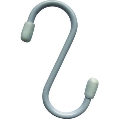 トラスコ中山 TRUSCO まとめ買い スチールSフック 75mm 白 160個 TTSH75BOX 1箱(160個) 433-6948（直送品）