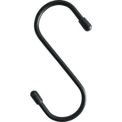 トラスコ中山 TRUSCO まとめ買い スチールSフック 75mm 黒 160個 TTSH75BKBOX 1箱(160個) 433-6981（直送品）