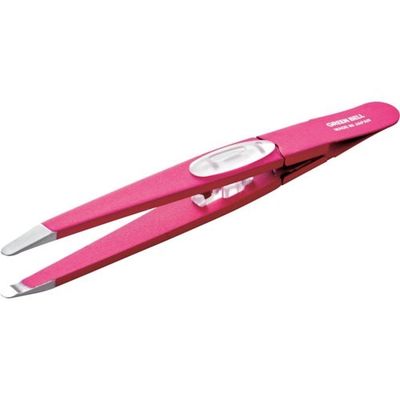 グリーンベル GREENBELL ズレずに抜ける驚きの毛抜き 先丸 ローズ GT-232 1セット(12個) 368-7823（直送品）