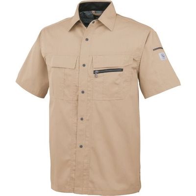 コーコス信岡 コーコス 半袖シャツAー4457 2LベージュSS A-4457-2-SS 1枚 134-2886（直送品）