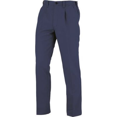 コーコス信岡 コーコス ワンタックスラックス(脇シャーリング) ネイビー 4Lサイズ A-8074-01-4L 1本 198-8651（直送品）