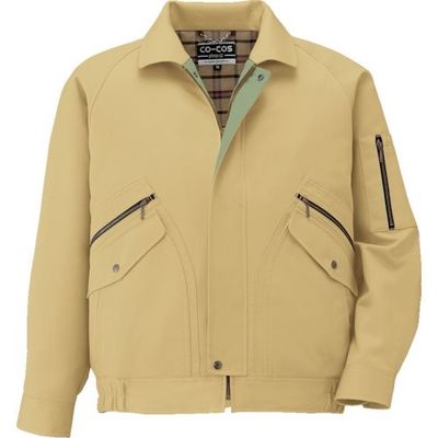 コーコス信岡 コーコス ブルゾンPー7790 4 マスタードM P-7790-4-M 1枚 854-5289（直送品）