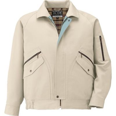 コーコス信岡 コーコス ブルゾンPー7790 5 アイボリー4L P-7790-5-4L 1枚 854-5291（直送品）