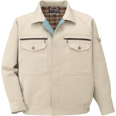 コーコス信岡 コーコス ブルゾンPー7792 5 アイボリー5L P-7792-5-5L 1枚 854-5320（直送品）