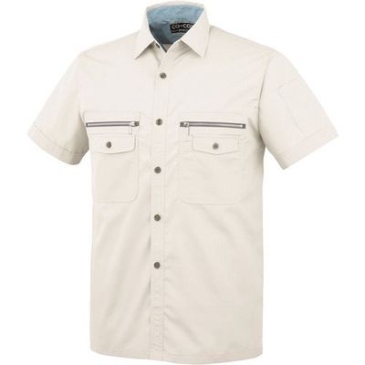 コーコス信岡 コーコス 半袖シャツPー8897 5アイボリー L P-8897-5-L 1枚 135-1280（直送品）