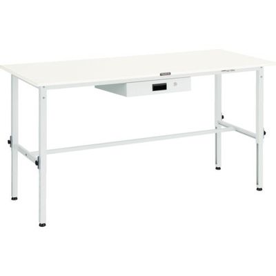 トラスコ中山 TRUSCO SAEM型高さ調整作業台 1200X750 薄型1段引出付 W色 SAEM-1200UDK1 W 1台（直送品）