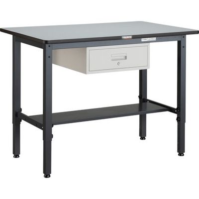 トラスコ中山 TRUSCO AWMP型高さ調節作業台 1200X750XH700ー910 1段引出付 AWMP-1275F1 1台（直送品）