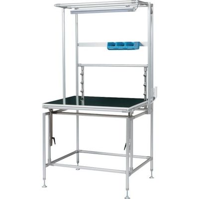 SUS セル生産作業台ボードレベラー付 作業ボードあり LED照明付 GFTR28800212 1台 268-0020（直送品）