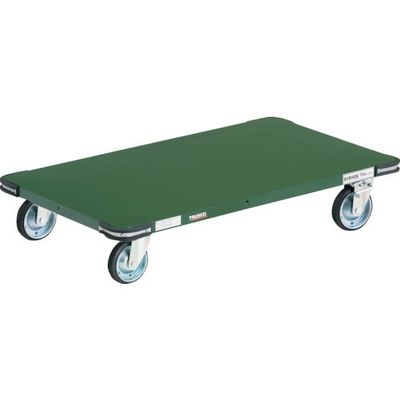 トラスコ中山 TRUSCO 鋼鉄製平台車 1200X750 φ150ブレーキ付き プレス車 PHT-1275H-150 1台（直送品）