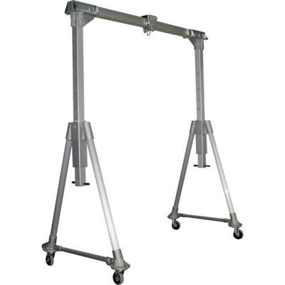 江崎 アルミ合金製門型クレーンMGH型(軽量手動伸縮・分解可能タイプ) 定格荷重500kg MGH30-S25-LH-500 1台（直送品）