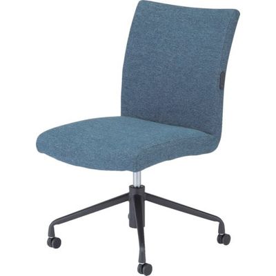 トラスコ中山 TRUSCO オフィスチェア ブルー MTOF-BL 1脚 380-1213（直送品）