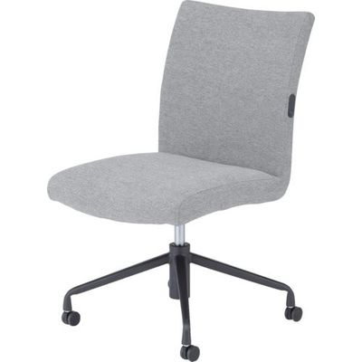 トラスコ中山 TRUSCO オフィスチェア ライトグレー MTOF-LG 1脚 380-1214（直送品）