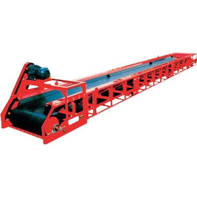 轍産業 ワダチコンベヤ SB75型 船底型/モータプーリ駆動式 ベルト幅750MM 機長7M SB75-GM3.7KW-7M 1台（直送品）