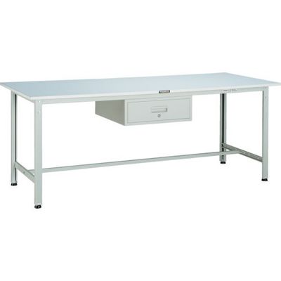 トラスコ中山 TRUSCO RAE型作業台 1500X750 1段引出付 W色 RAE-1500F1 W 1台 454-5532（直送品）