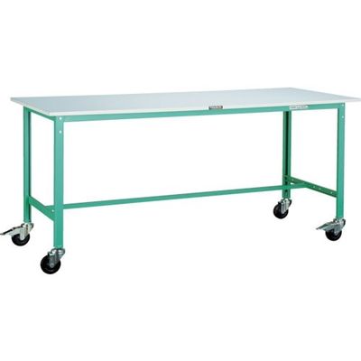 トラスコ中山 TRUSCO RAE型作業台 1200X750 φ100キャスター付 RAE-1200C100 DG 1台 454-5354（直送品）