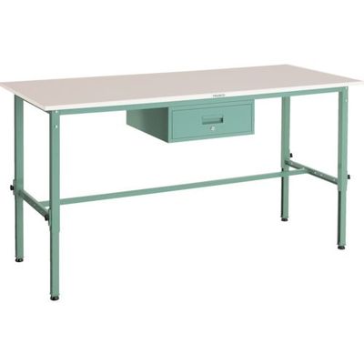 トラスコ中山 TRUSCO RAEM型高さ調節作業台 1800X600 1段引出付 RAEM-1860F1 1台 289-1115（直送品）