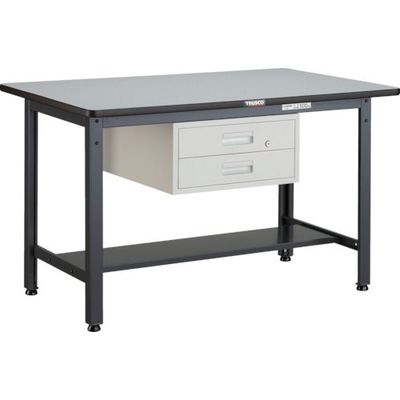 トラスコ中山 TRUSCO AEWP型作業台 1200X750XH740 2段引出付 AEWP-1275F2 1台 278-0682（直送品）