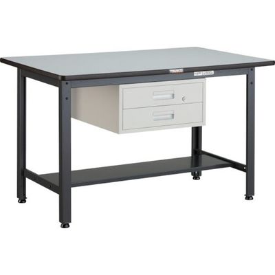 トラスコ中山 TRUSCO AEWR型作業台 1200X750XH740 2段引出付 AEWR-1275F2 1台 278-0763（直送品）