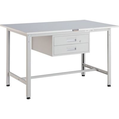 トラスコ中山 TRUSCO RAE型作業台 1200X750XH740 2段引出付 W色 RAE-1200F2 W 1台 467-1791（直送品）