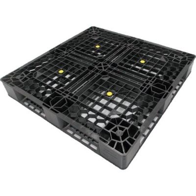 J&T環境 リサイクルプラパレット JKーRPー1111 黒 JK-RP-1111-BK 1枚 371-7042（直送品）