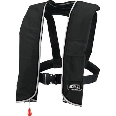 オーシャンライフ OCEANLIFE 手動膨張式ショルダータイプ 小型船舶用ライフジャケット ブラック TYPE A LG-3-BK 1着（直送品）