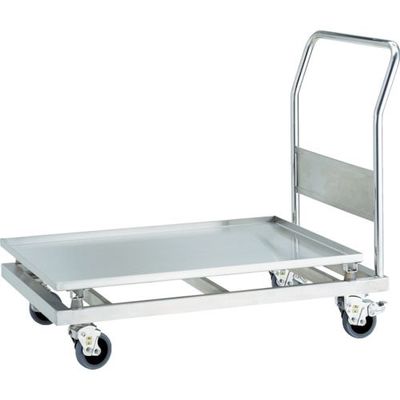 トラスコ中山 TRUSCO ステンレス台車 SUS304 防振台車 900X600 帯電防止U車輪 SBSD-9060TBU 1台（直送品）