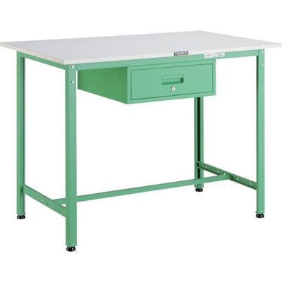 トラスコ中山 TRUSCO HAE型立作業台 1200X750XH900 1段引出付 YG色 HAE-1200F1 YG 1台（直送品）