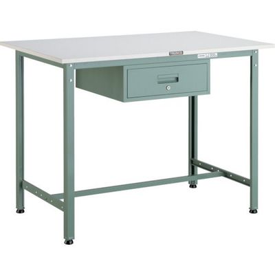 トラスコ中山 TRUSCO HAE型立作業台 1200X750XH900 1段引出付 HAE-1200F1 1台 278-4645（直送品）