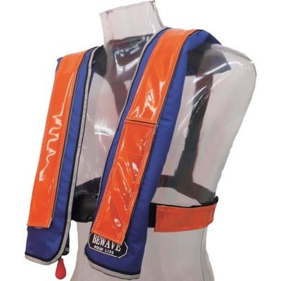 オーシャンライフ 自動膨張式ショルダータイプ 作業用ライフジャケット 反射材オレンジ TYPE A LG-1-JR-OR 1着（直送品）