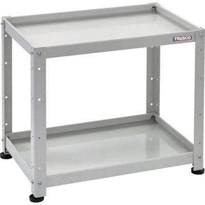 トラスコ中山 TRUSCO 小型物品棚 バーディワゴン固定型 750X500 2段 ホワイト BDW-R672-W 1台 272-1005（直送品）