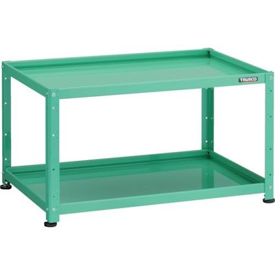 トラスコ中山 TRUSCO 小型物品棚 バーディワゴン固定型 900X600 2段 ヤンググリーン BDW-R692-YG 1台（直送品）