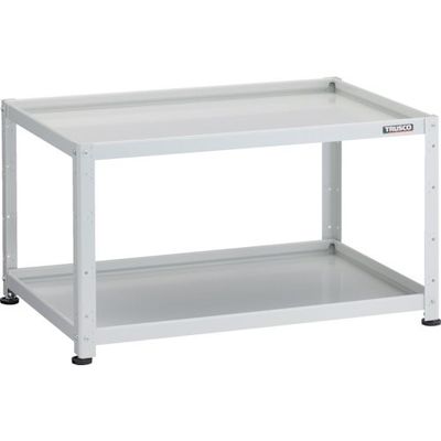 トラスコ中山 TRUSCO 小型物品棚 バーディワゴン固定型 900X600 2段 ホワイト BDW-R692-W 1台 272-1018（直送品）