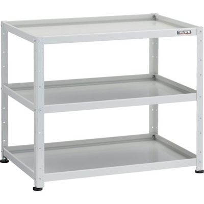 トラスコ中山 TRUSCO 小型物品棚 バーディワゴン固定型 900X600 3段 ホワイト BDW-R993-W 1台 272-1002（直送品）
