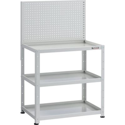 TRUSCO 小型作業台 ツールワゴン バーディワゴン固定型 上部パンチングパネル 600×400×1330 BDW-RP963-W 1台（直送品）