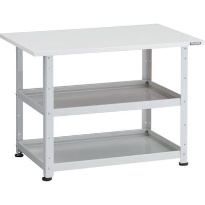 トラスコ中山 TRUSCO 小型ボルト式棚 バーディワゴンラック型 750X500 天板付 ホワイト BDW-R772T-W 1台（直送品）