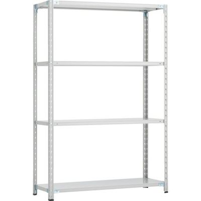 トラスコ中山 TRUSCO CB型セミボルトレス軽中量棚 900X450XH1800 4段 WG色 CB-6344-WG 1セット(1台)（直送品）