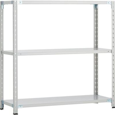 トラスコ中山 TRUSCO CB型セミボルトレス軽中量棚 1200X450XH1200 3段 WG色 CB-4443-WG 1セット(1台)（直送品）