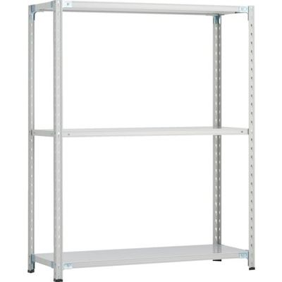 トラスコ中山 TRUSCO CB型セミボルトレス軽中量棚 900X300XH1500 3段 WG色 CB-5333-WG 1セット(1台)（直送品）