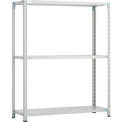 トラスコ中山 TRUSCO CB型セミボルトレス軽中量棚 1200X450XH1500 3段 WG色 CB-5443-WG 1セット(1台)（直送品）