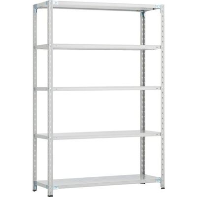 トラスコ中山 TRUSCO CB型セミボルトレス軽中量棚 1200X450XH1800 5段 WG色 CB-6445-WG 1セット(1台)（直送品）