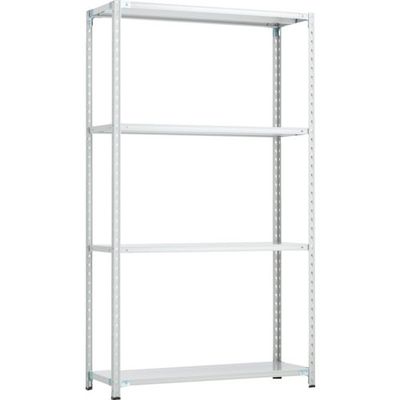 トラスコ中山 TRUSCO CB型セミボルトレス軽中量棚 1200X450XH21004段 WG色 CB-7444-WG 1セット(1台)（直送品）