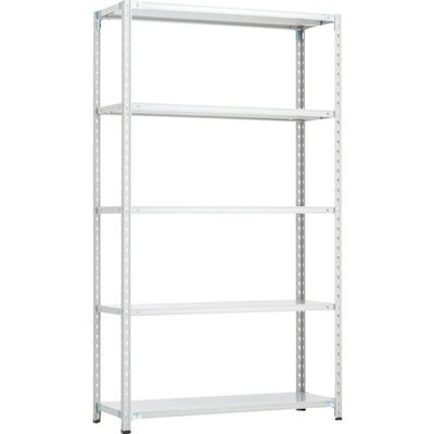 トラスコ中山 TRUSCO CB型セミボルトレス軽中量棚 1200X450XH21005段 WG色 CB-7445-WG 1セット(1台)（直送品）