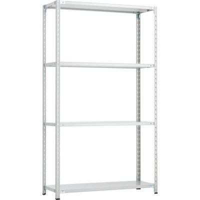 トラスコ中山 TRUSCO CB型セミボルトレス軽中量棚 1800X450XH21004段 WG色 CB-7644-WG 1セット(1台)（直送品）