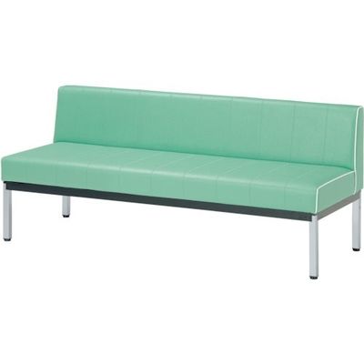 ミズノ 蓄光ロビーベンチ背付 W1500 グリーン MC-1515CP-GR 1台 379-6926（直送品）